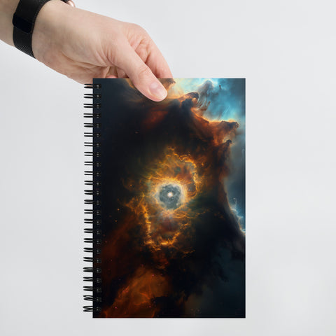 Eskimo Nebula Dreams Spiral notebook