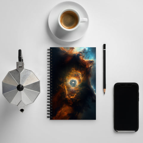 Eskimo Nebula Dreams Spiral notebook