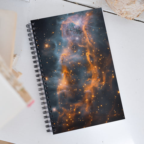 Ghost Nebula Dreams Spiral notebook