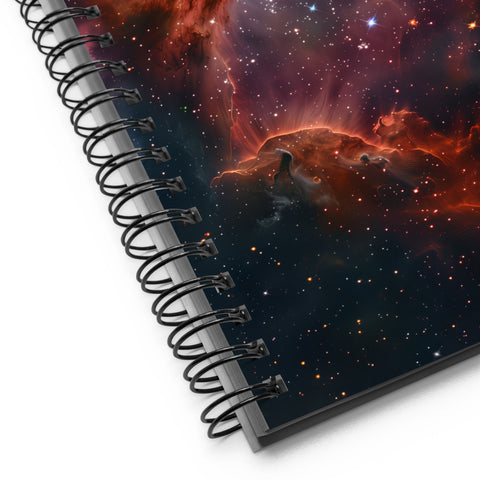 Omega Nebula Dreams Spiral notebook