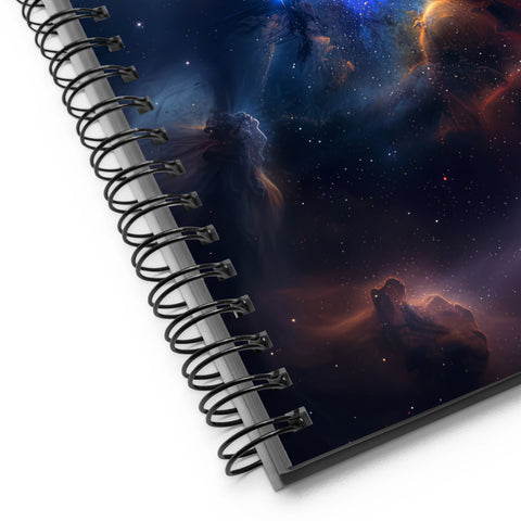 Pacman Nebula Dreams Spiral notebook