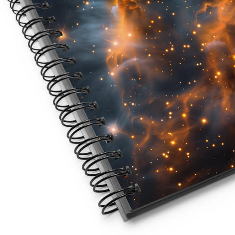 Ghost Nebula Dreams Spiral notebook