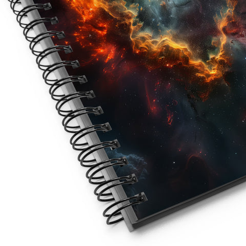 Heart Nebula Dreams Spiral Notebook
