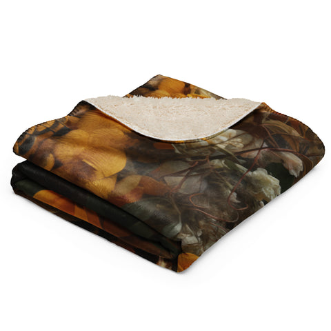 Anaconda Spirit Animal Sherpa Blanket