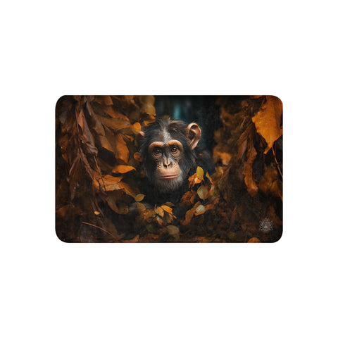 Chimpanzee Spirit Animal Sherpa Blanket
