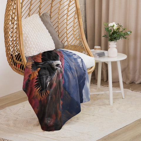 Condor Spirit Animal Sherpa Blanket
