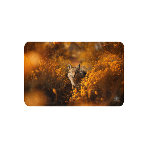 Coyote Spirit Animal Sherpa blanket