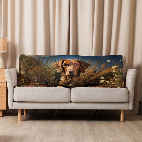 Dog Spirit Animal Sherpa Blanket