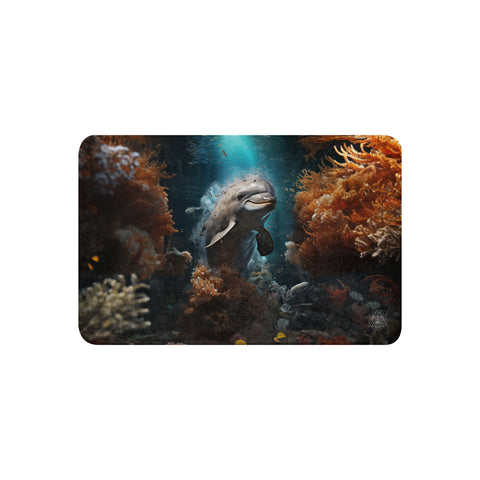 Dolphin Spirit Animal Sherpa Blanket