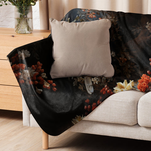 Dove Spirit Animal Sherpa Blanket