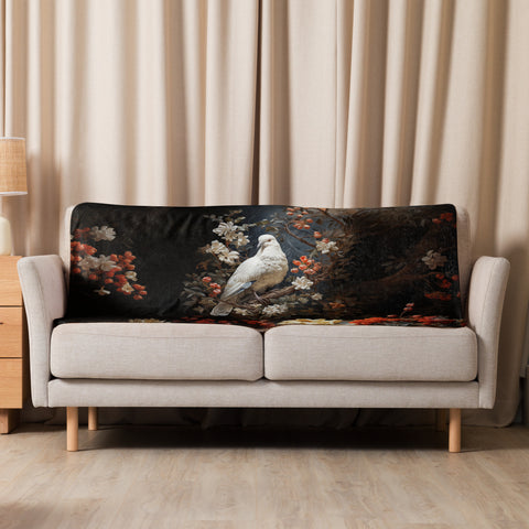 Dove Spirit Animal Sherpa Blanket