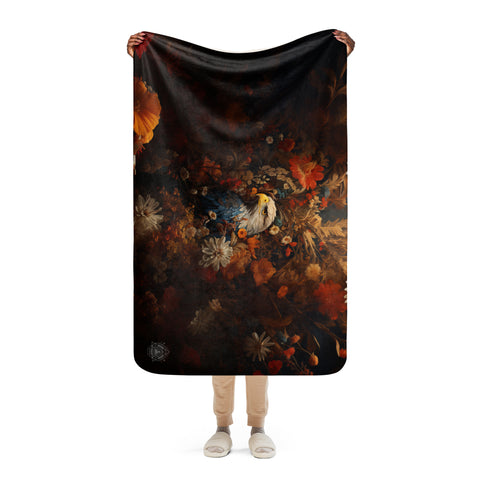 Eagle Spirit Animal Sherpa Blanket