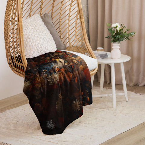 Eagle Spirit Animal Sherpa Blanket