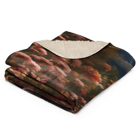 Elephant Spirit Animal Sherpa Blanket