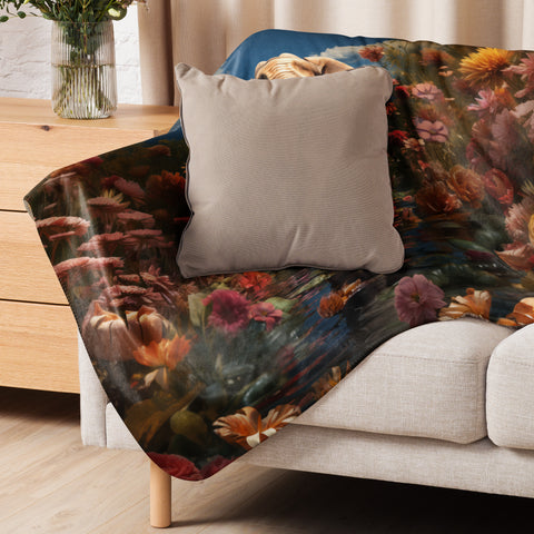 Elephant Spirit Animal Sherpa Blanket