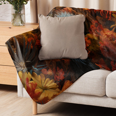 Emu Spirit Animal Sherpa blanket