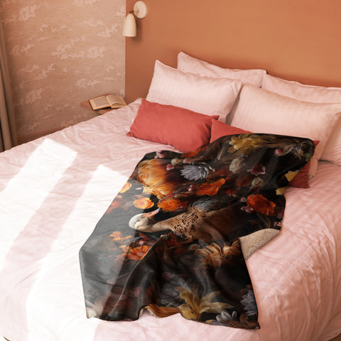 Goose Spirit Animal Sherpa Blanket