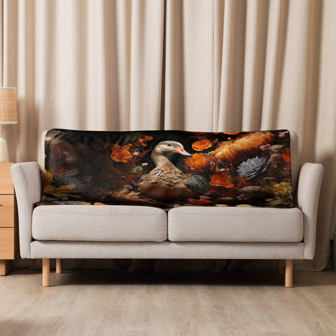 Goose Spirit Animal Sherpa Blanket