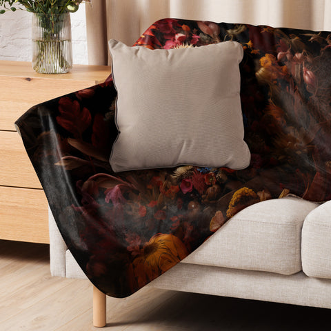 Hedgehog Spirit Animal Sherpa Blanket