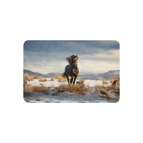 Horse Spirit Animal Sherpa Blanket