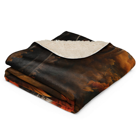 Kangaroo Spirit Animal Sherpa Blanket