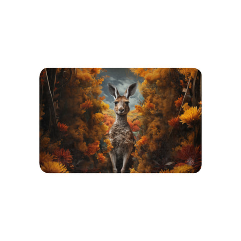 Kangaroo Spirit Animal Sherpa Blanket