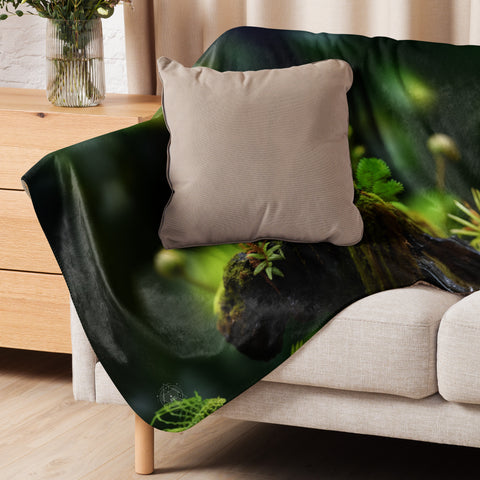 Kiwi Bird Spirit Animal Sherpa Blanket