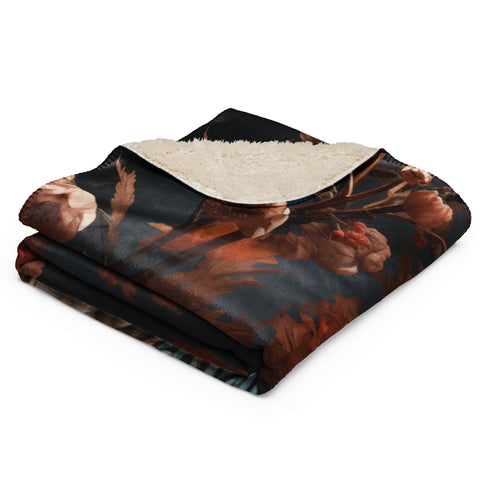 Kookaburra Spirit Animal Sherpa Blanket