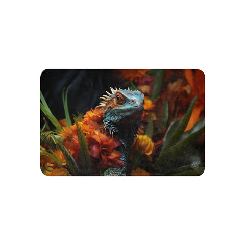 Lizard Spirit Animal Sherpa Blanket