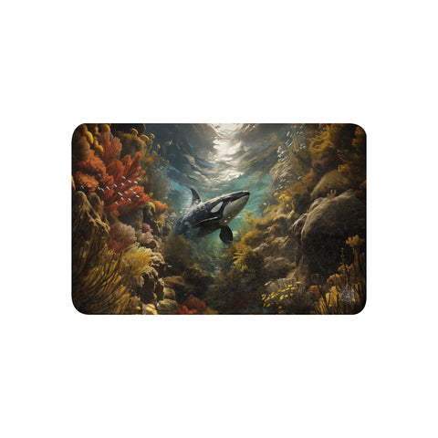 Orca Whale Spirit Animal Sherpa Blanket