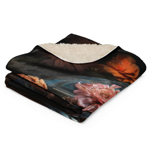 Tortoise Spirit Animal Sherpa Blanket