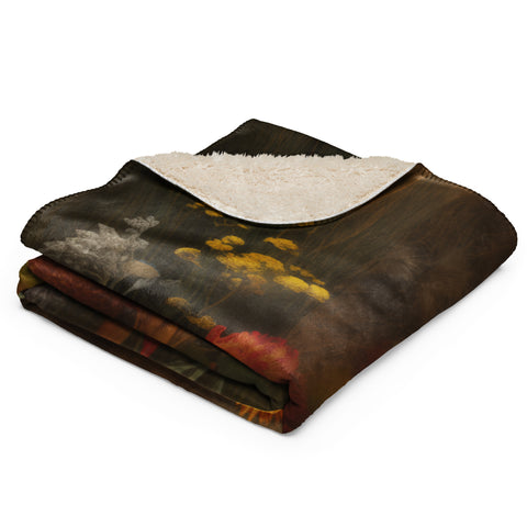 Wombat Spirit Animal Sherpa Blanket