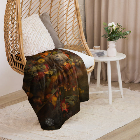 Wombat Spirit Animal Sherpa Blanket
