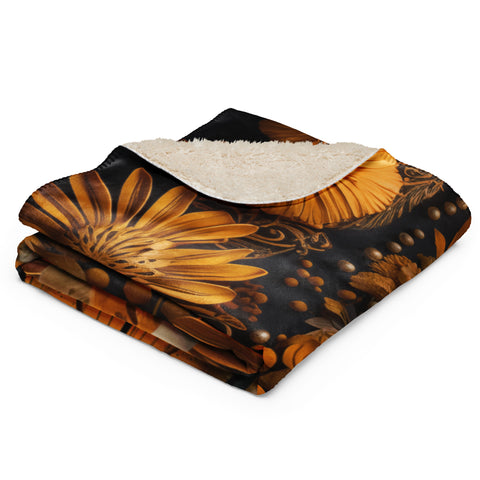 Beetle Spirit Animal Sherpa Blanket