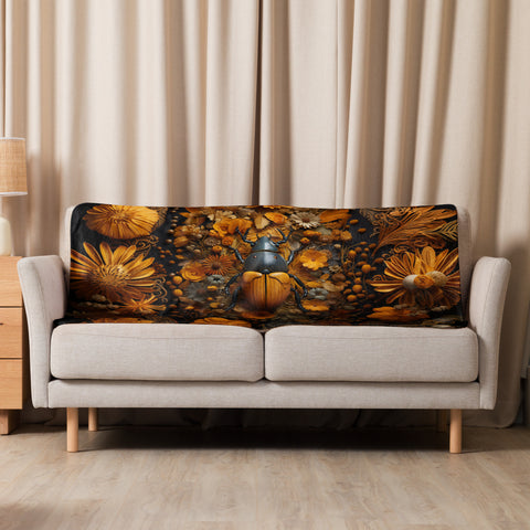 Beetle Spirit Animal Sherpa Blanket