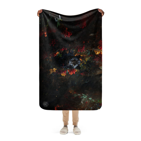 Panther Spirit Animal Sherpa Blanket