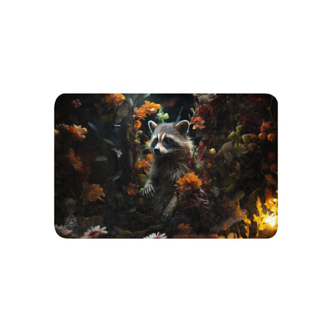 Raccoon Spirit Animal Sherpa Blanket