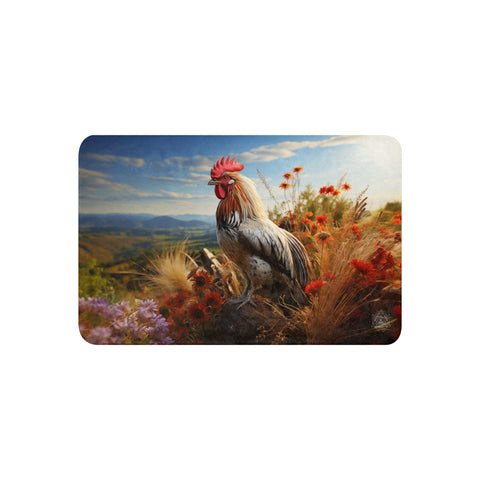 Rooster Spirit Animal Sherpa Blanket