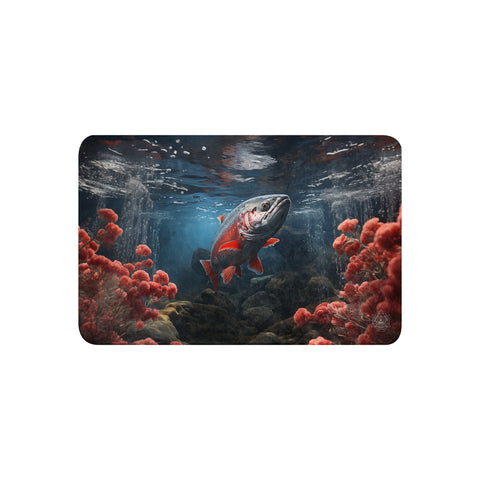 Salmon Spirit Animal Sherpa Blanket