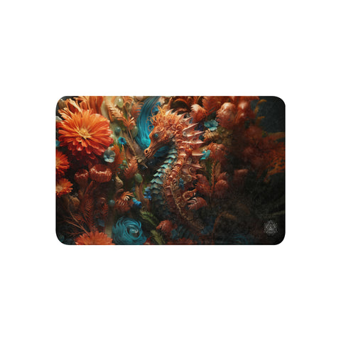 Seahorse Spirit Animal Sherpa blanket