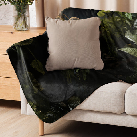 Sloth Spirit Animal Sherpa Blanket