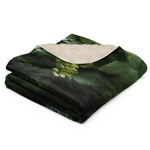 Snake Spirit Animal Sherpa Blanket