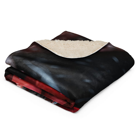 Spider Spirit Animal Sherpa Blanket