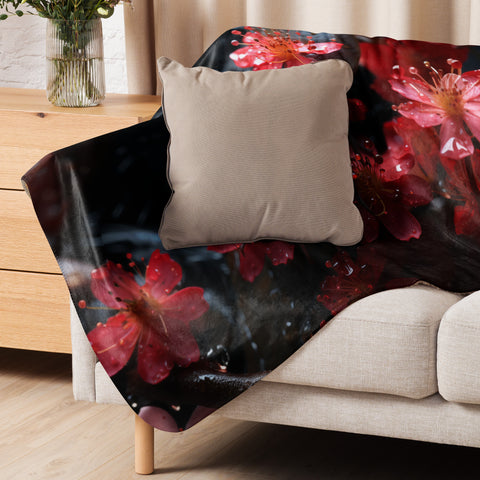 Spider Spirit Animal Sherpa Blanket