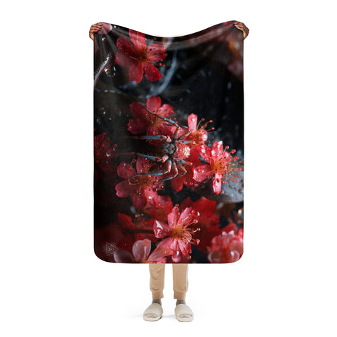 Spider Spirit Animal Sherpa Blanket