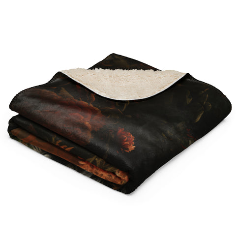 Wolf Spirit Animal Sherpa Blanket