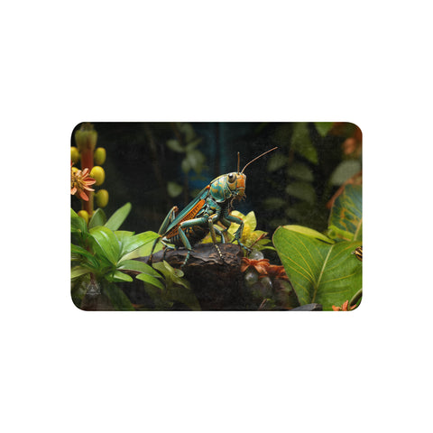 Grasshopper Spirit Animal Sherpa Blanket