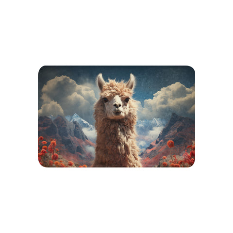 Llama Spirit Animal Sherpa Blanket