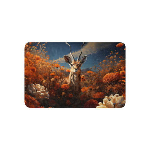 Gazelle Spirit Animal Sherpa Blanket