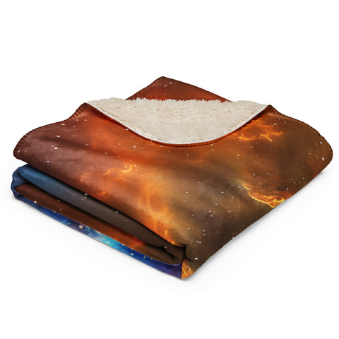 Bubble Nebula Dreams Fluffy Blanket